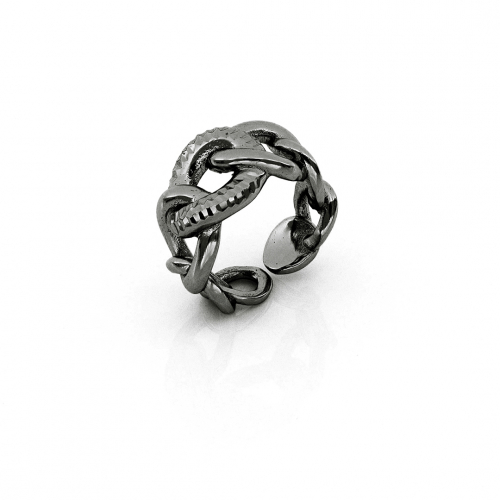 Anello Unoaerre in bronzo brunito cod.1729