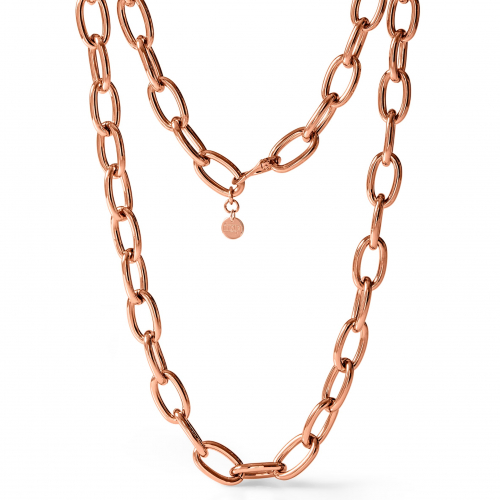 Collana Unoaerre in bronzo dorato rosa cod.1959