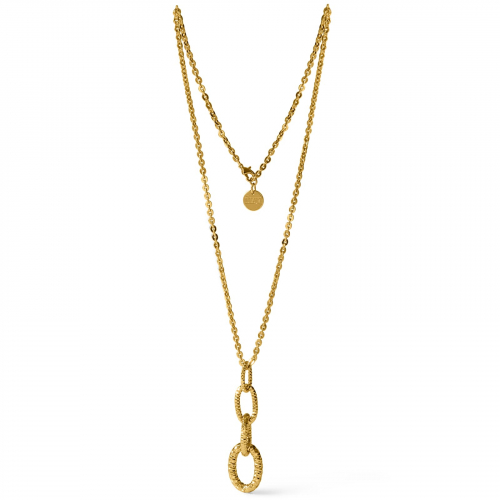 Collana Unoaerre in bronzo dorato cod.1894