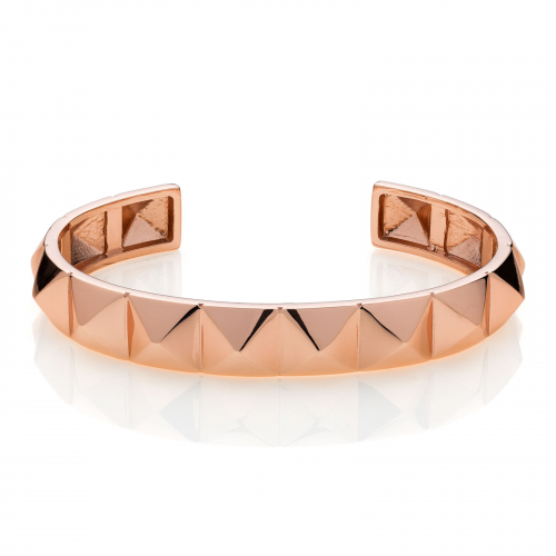 Bracciale Unoaerre rigido in bronzo dorato rosa cod.2000