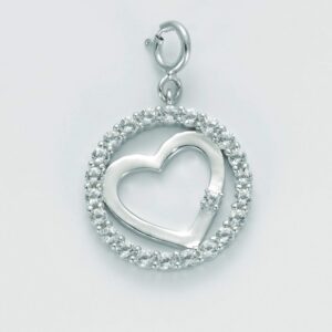 Pendente Donna Miluna Natural Brio Argento Cuore PFD859
