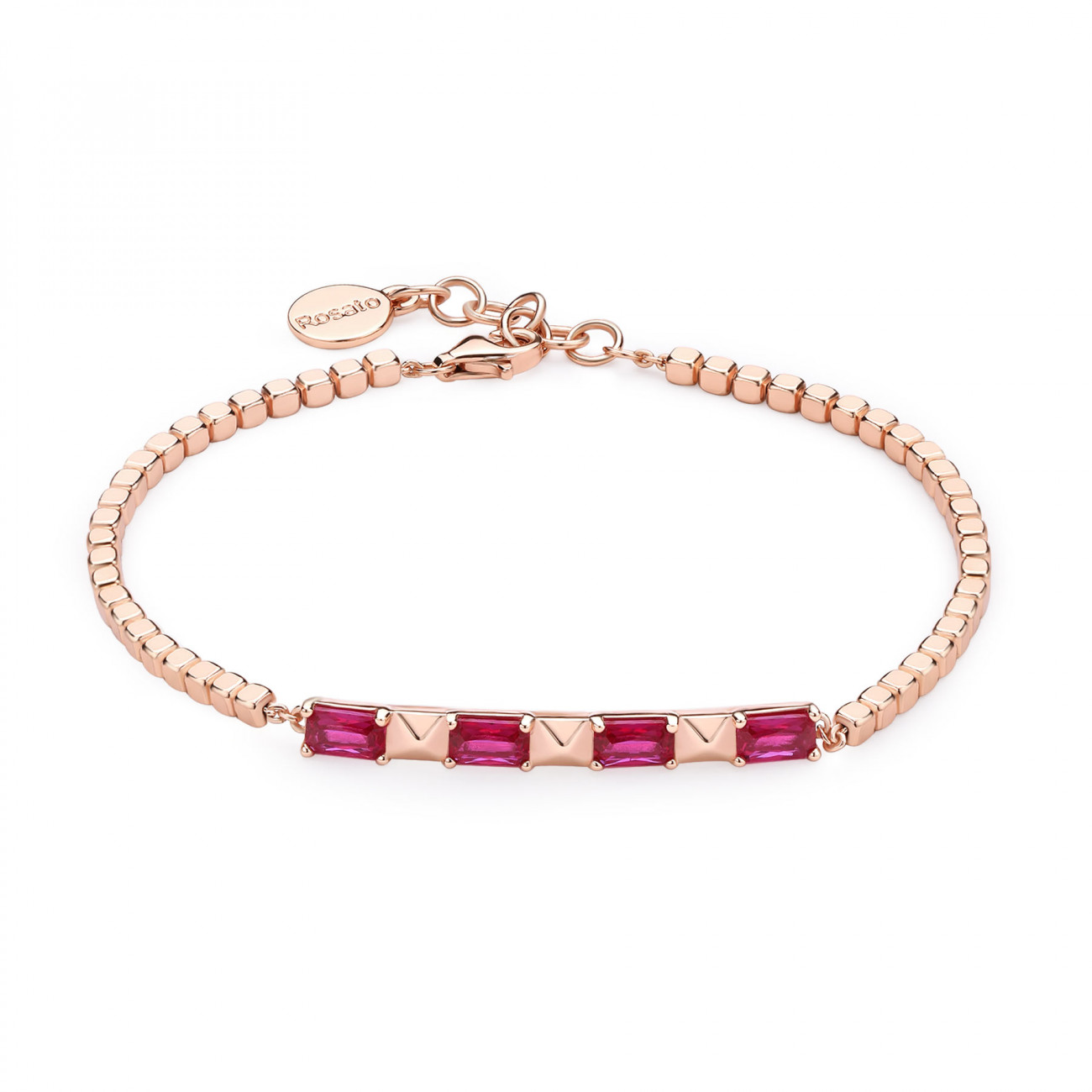 Bracciale donna gioielli Rosato Cubica CODICE: RZCU103