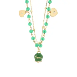 Capri Collana Multifilo Con campanella portafortuna 3541356