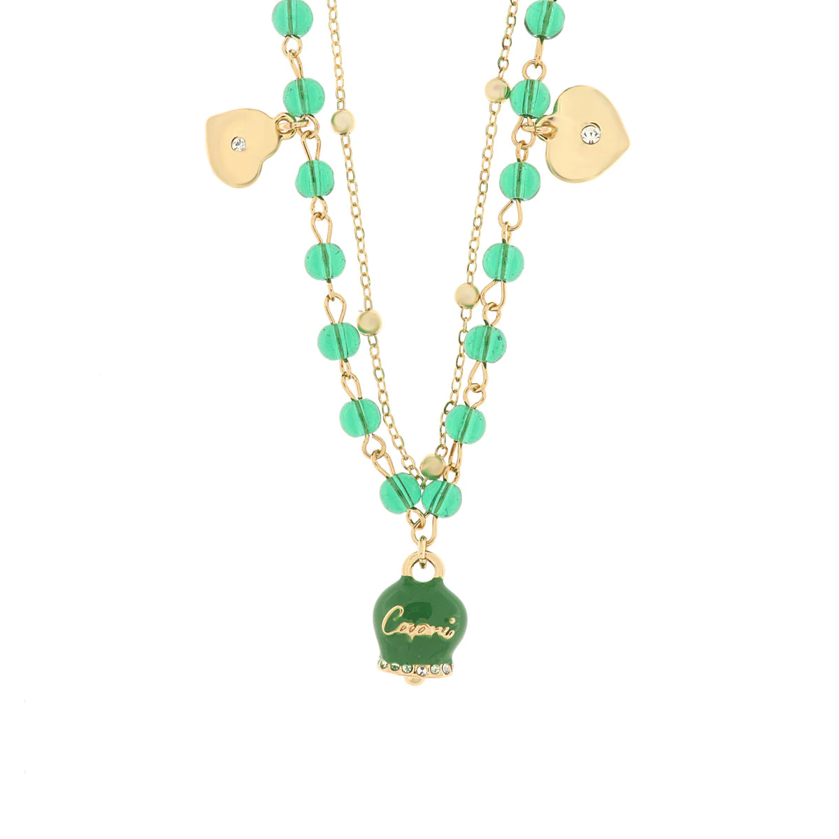 Capri Collana Multifilo Con campanella portafortuna 3541356
