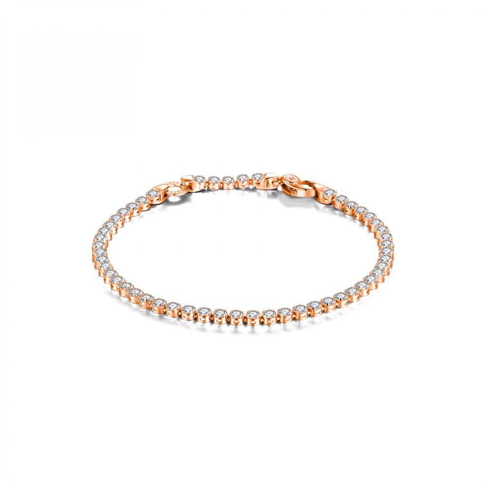Bracciale Tennis Donna Rosato Storie RZB010