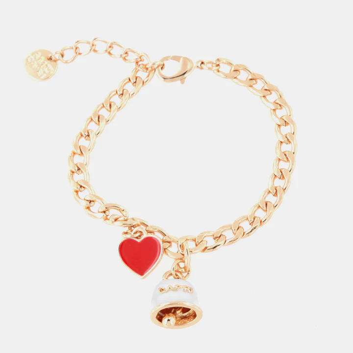 Capri Bracciale grumetta campanella bianca e cuore 3571801 - immagine 2
