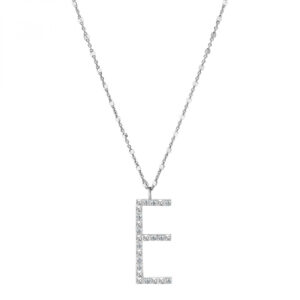 Collana Donna Rosato Cubica Lettere RZCU05