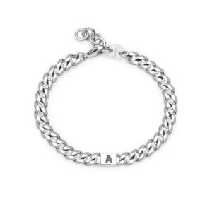 Bracciale Uomo Gioielli Sagapò Monogram con Lettera
