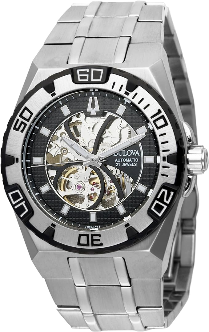 Bulova Orologio Uomo Automatico 98A107 - immagine 2