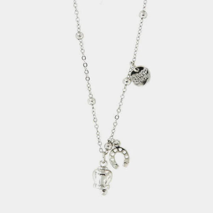 CAPRI Collana con campana e ferro di cavallo 3540817