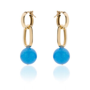 Orecchini con perla blu Cherry Unoaerre 2482