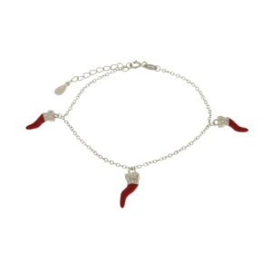 Capri Bracciale in Argento con corni e zirconi bianchi 1702239