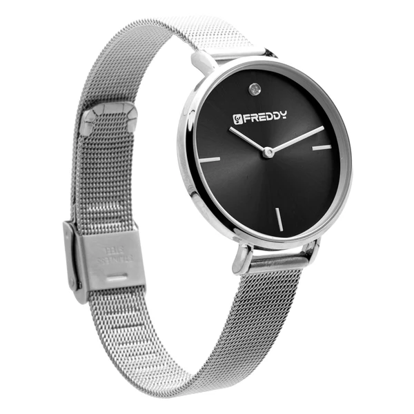 Orologio Donna Freddy Lady Silver e Nero FW-021 - immagine 2