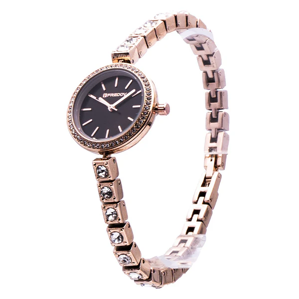 Orologio Donna Freddy Miroir Goldrose e Nero FW-060 - immagine 3
