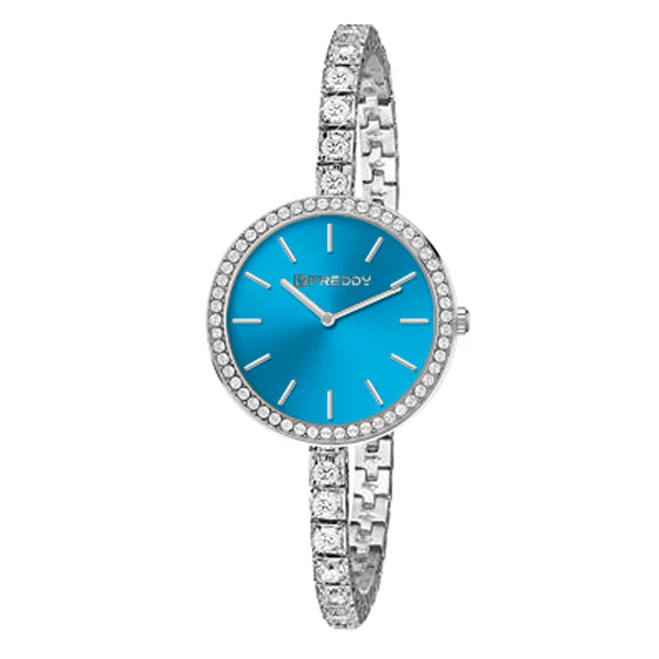 Orologio Donna Freddy Miroir Silver e Blu FW-055