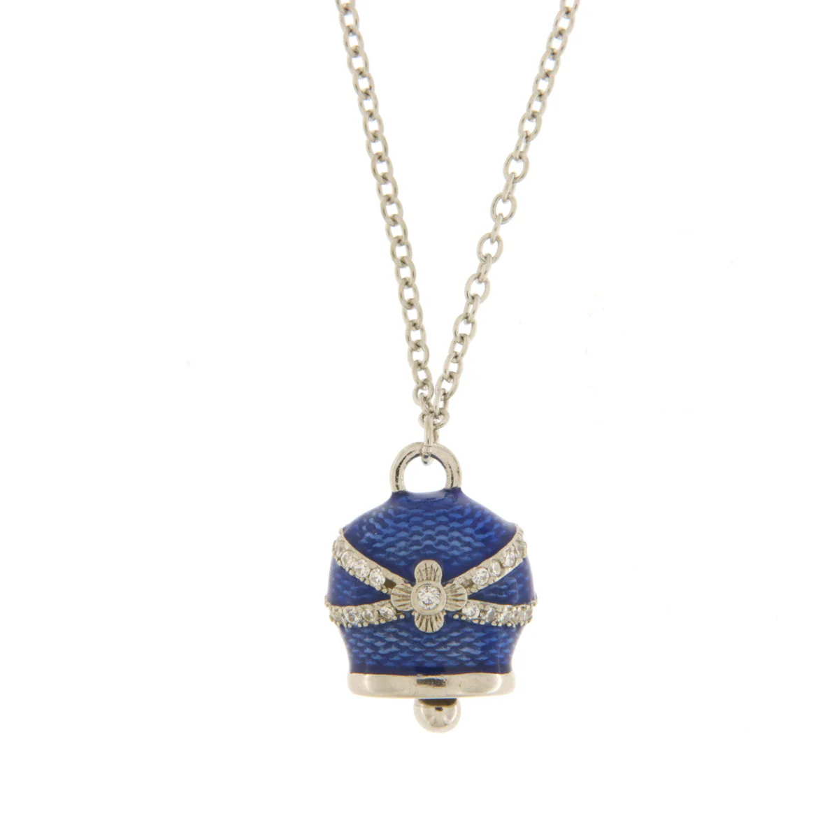 Capri Collana in Argento 925 con campanella blu 1402792 - immagine 3