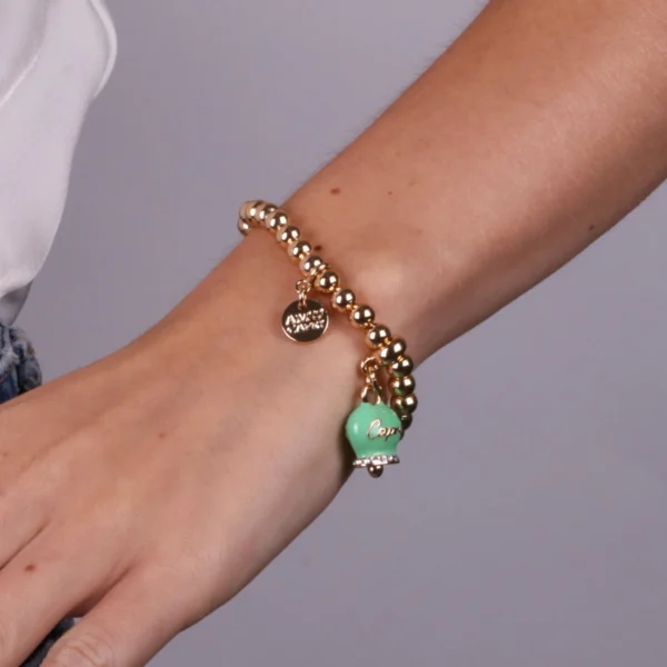 CAPRI Bracciale con campanella verde 3572663 - immagine 3