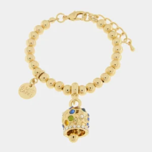 CAPRI Bracciale campanella a pois e zirconi multicolor 3572773