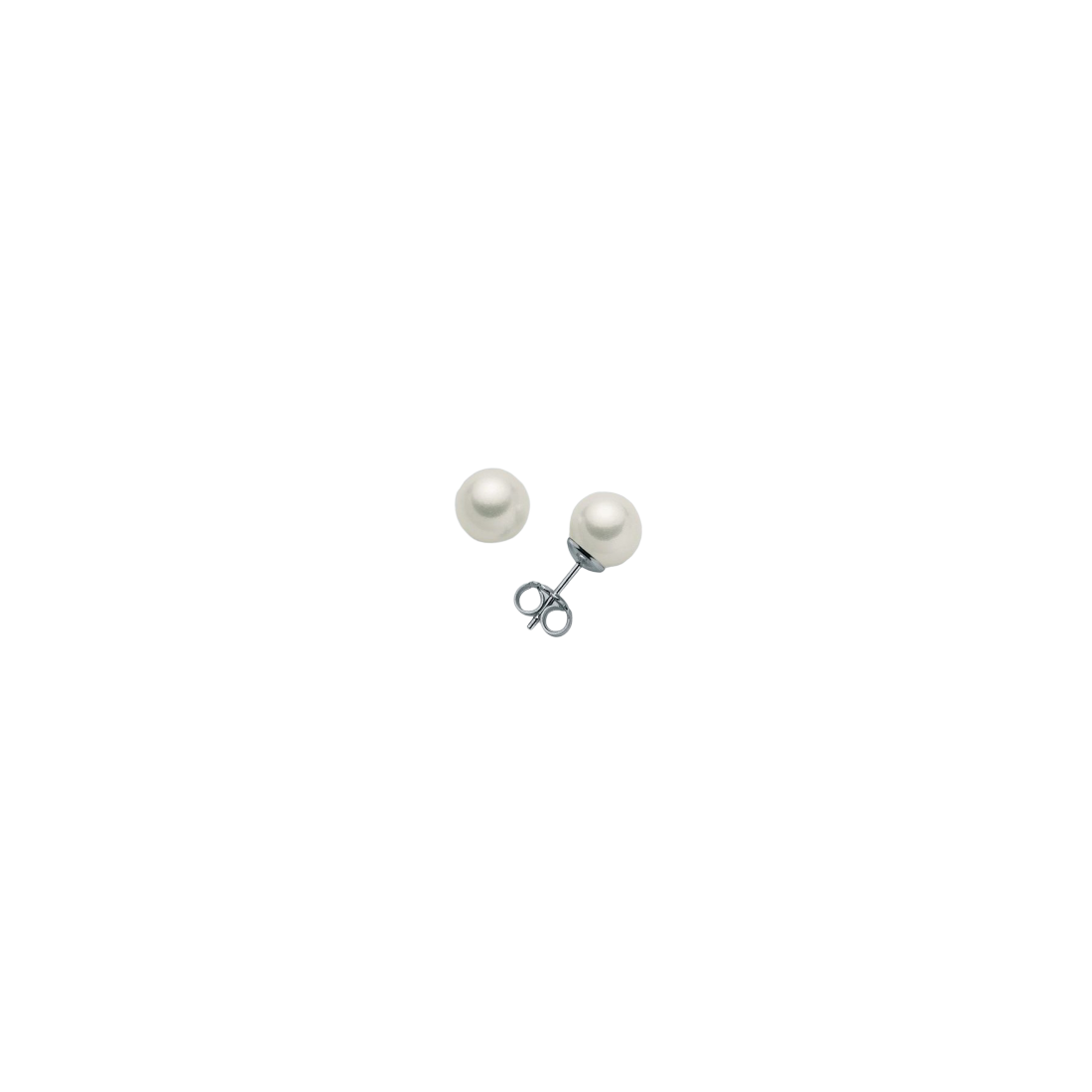 Orecchini Miluna di perle acqua dolce 6 - 6,5 in oro bianco PPN665BMV3