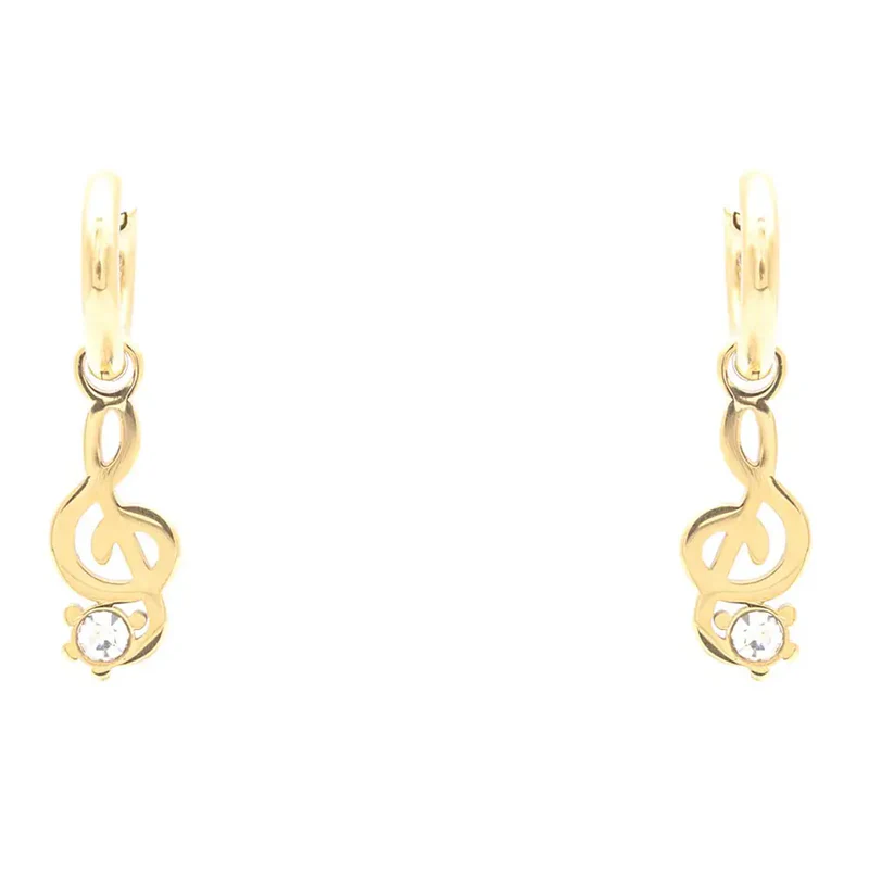 Orecchini Chiave di Violino Gold Freddy FJ-10016
