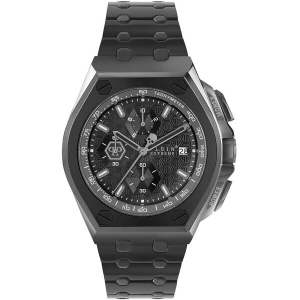 Orologio Uomo Cronografo Philipp Plein Extreme Hurricane Gun-Watch PWGAA0921 In Acciaio