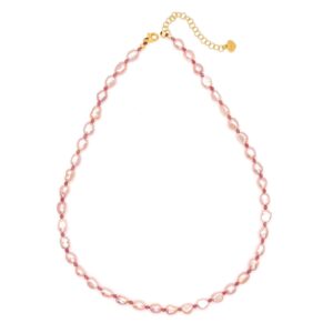 Collana Donna IO&TE Perla Barocca e Tormalina Rosa CLANRSDO