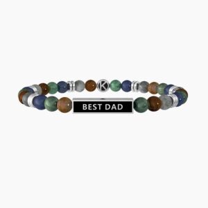 Bracciale elastico per papà con pietre Gioielli Kidult 732132