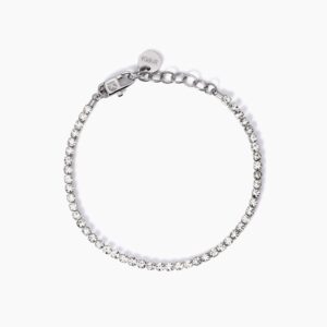 Bracciale tennis cristalli bianchi Gioielli Kidult 831014