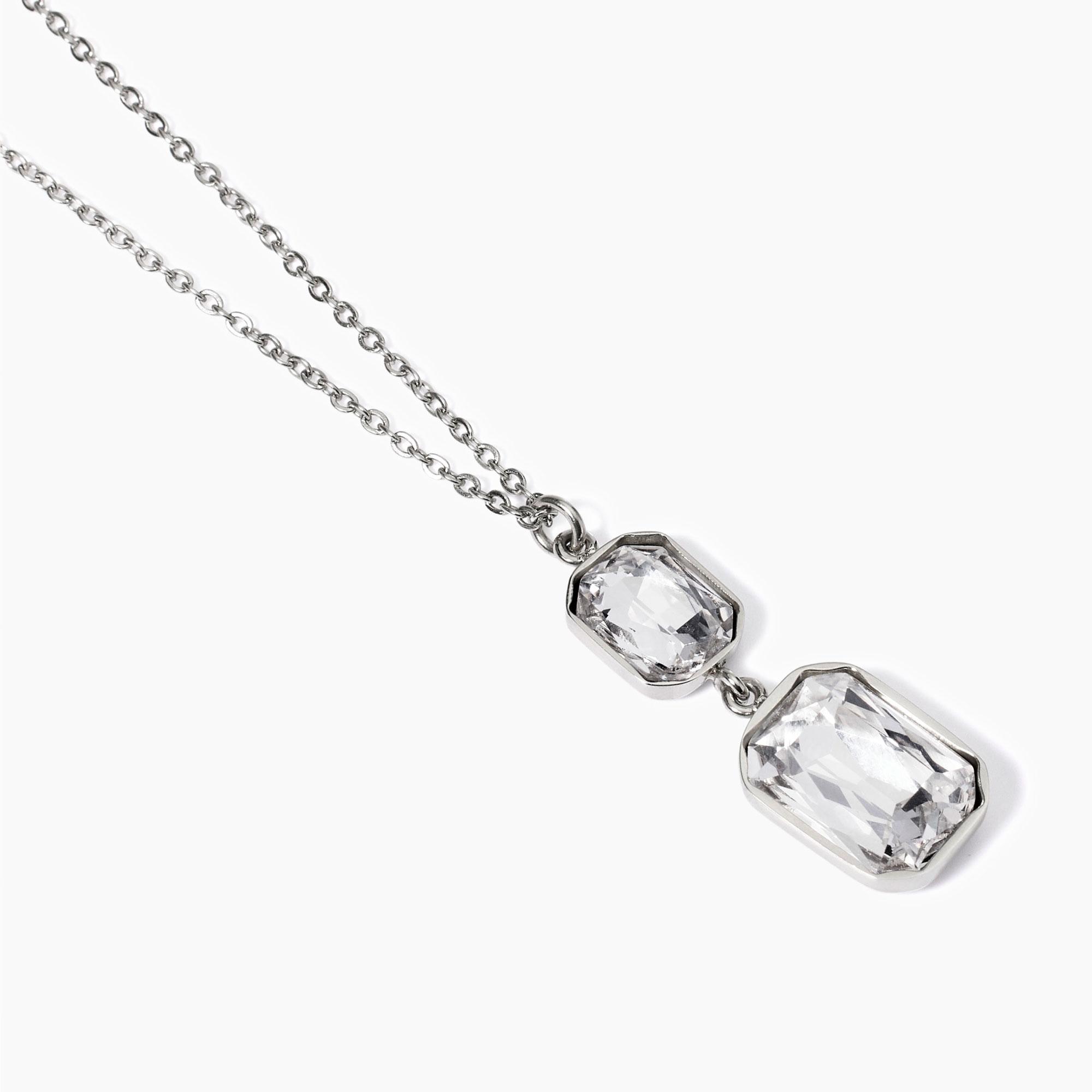 Girocollo con cristalli bianchi pendenti Gioielli Kidult 851003 - immagine 2