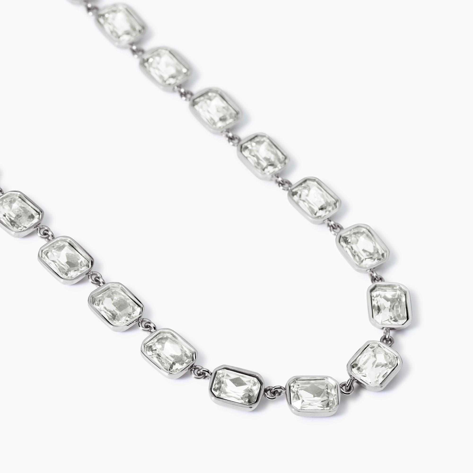 Girocollo con cristalli rettangolari Gioielli Kidult 851005 - immagine 2