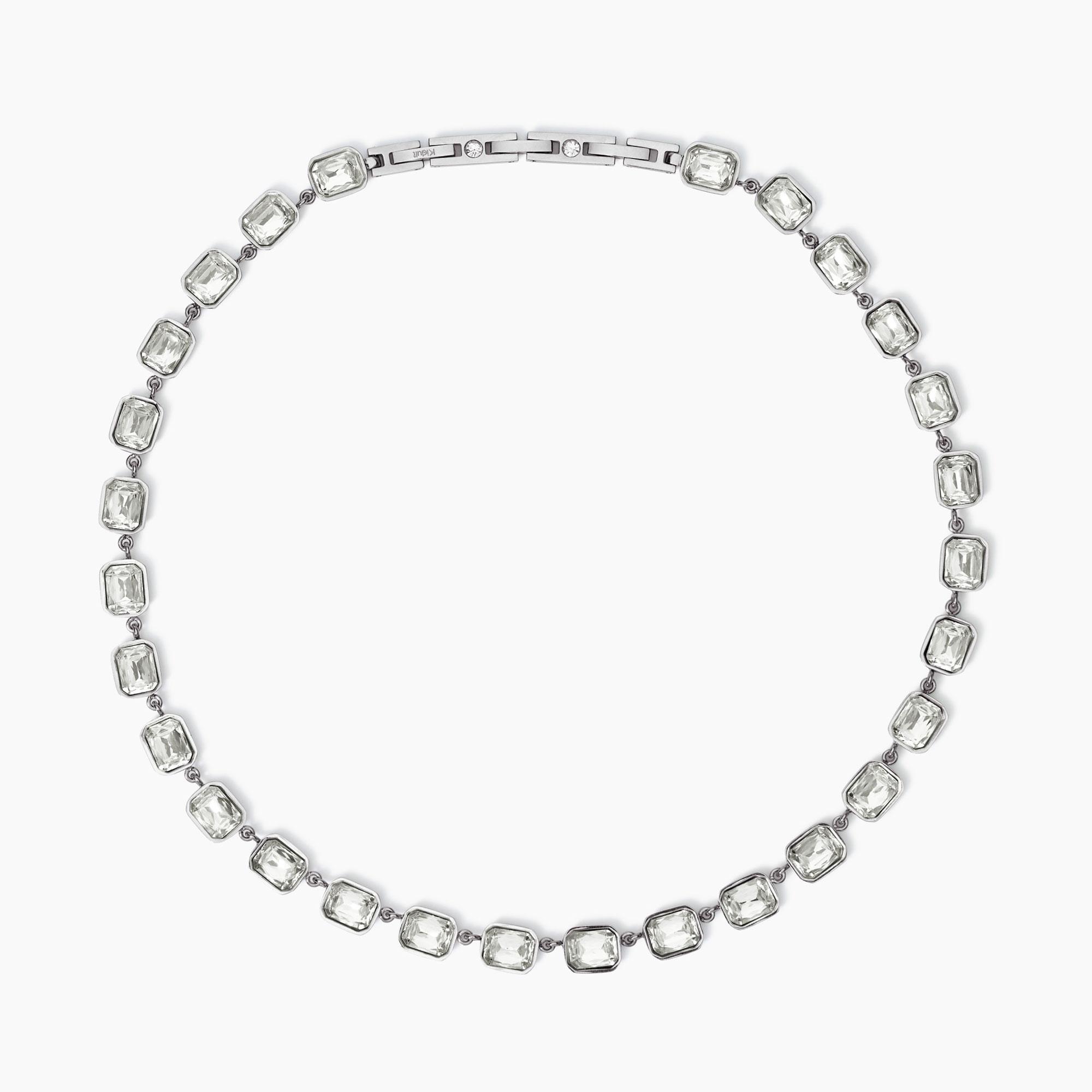 Girocollo con cristalli rettangolari Gioielli Kidult 851005