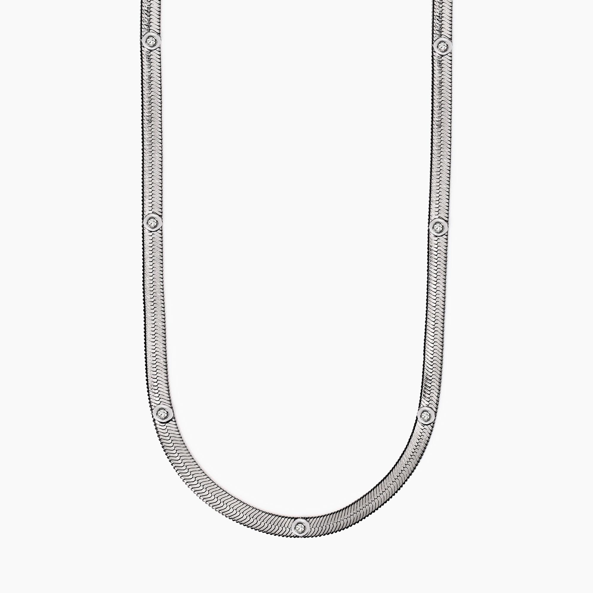 Girocollo con cristalli bianchi Gioielli Kidult 851012