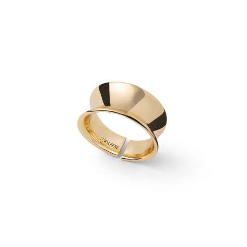 Anello a fascia dorato Unoaerre 2645