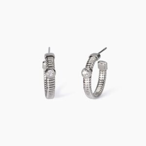 Orecchini tubogas con cristalli Gioielli Kidult 861004