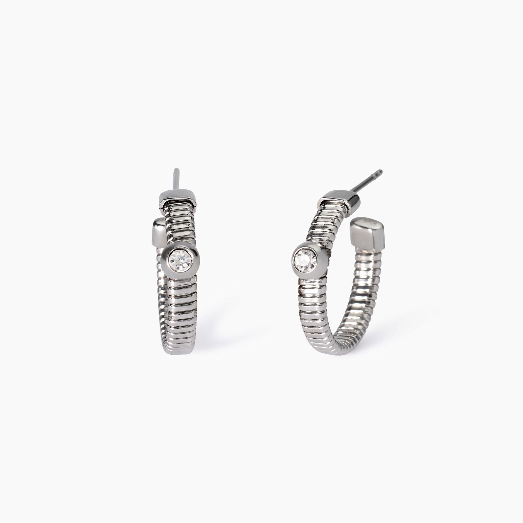 Orecchini tubogas con cristalli Gioielli Kidult 861004