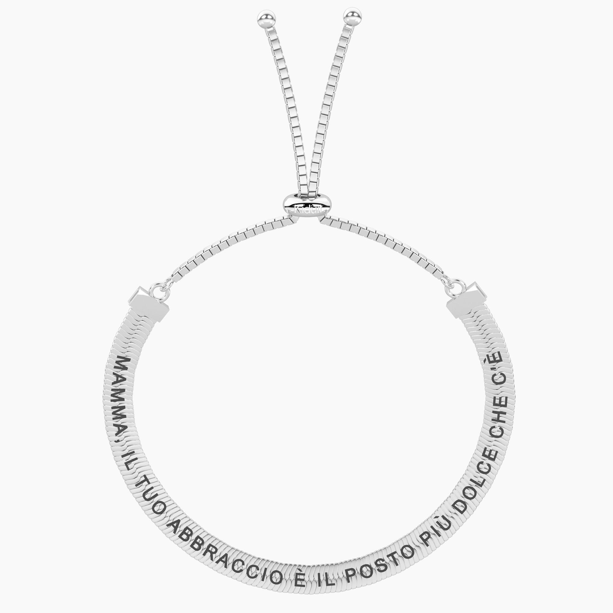 Bracciale regolabile con frase per la mamma Gioielli Kidult 732365 - immagine 3
