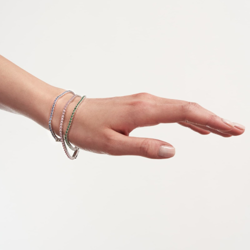 Bracciale tennis in argento Unoaerre 6034 - immagine 2