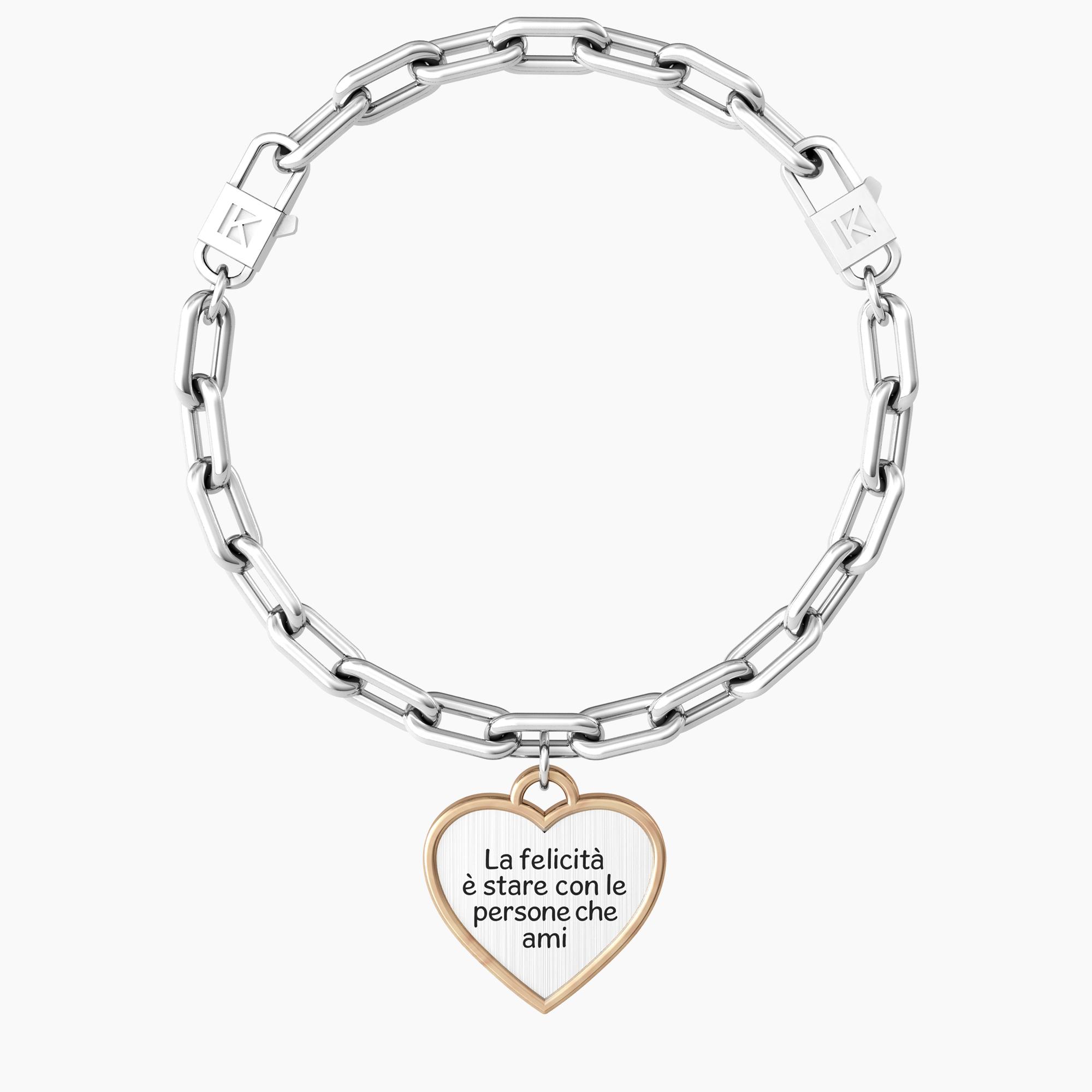 Bracciale con frase felicità Gioielli Kidult 731944 - immagine 3