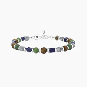 Bracciale uomo con pietre multicolor Gioielli Kidult 732372