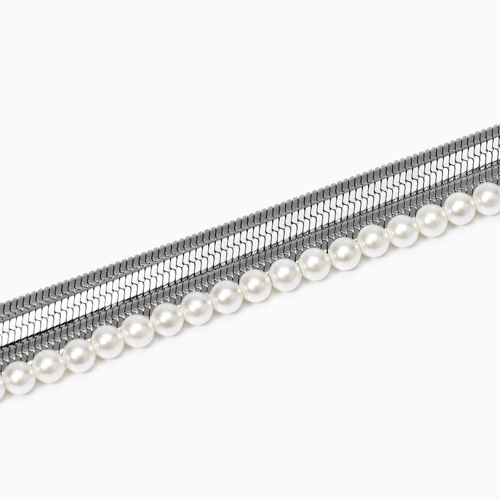 Bracciale con catena e perle conchiglia Gioielli Kidult 831045 - immagine 2