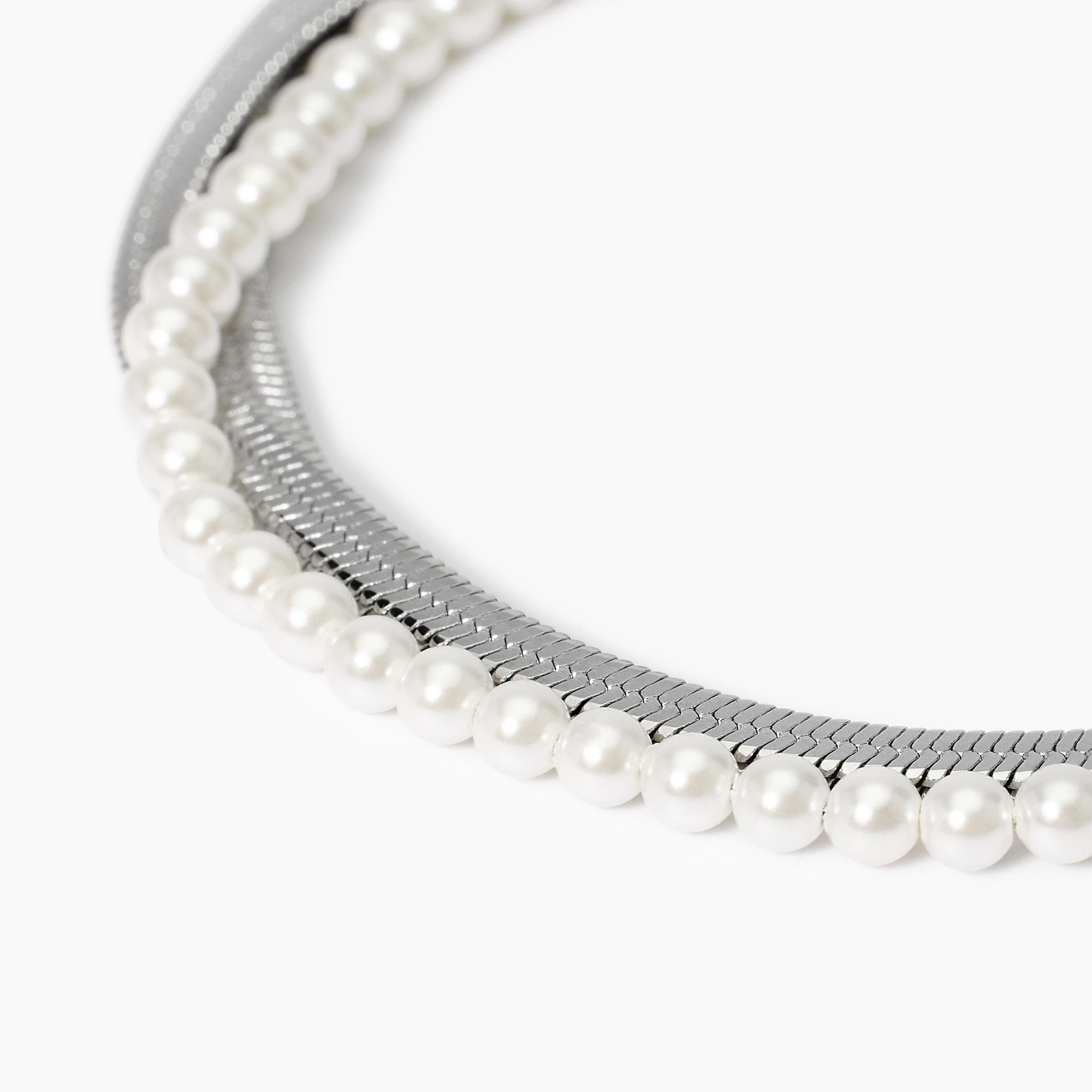 Bracciale con catena e perle conchiglia Gioielli Kidult 831045 - immagine 3