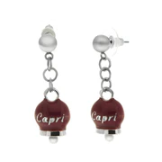 CAPRI Orecchini in Acciaio con campanella rosso 3110077 - immagine 3