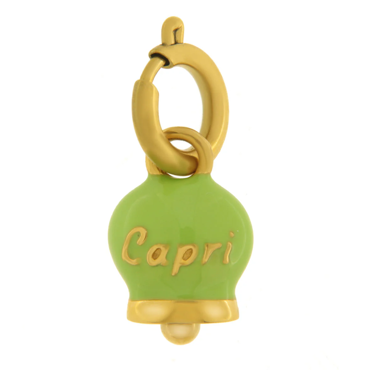 CAPRI Ciondolo in Acciaio campanella verde chiaro 3130007 - immagine 3