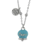 CAPRI Collana in Acciaio con campanella azzurra 3140153 - immagine 3