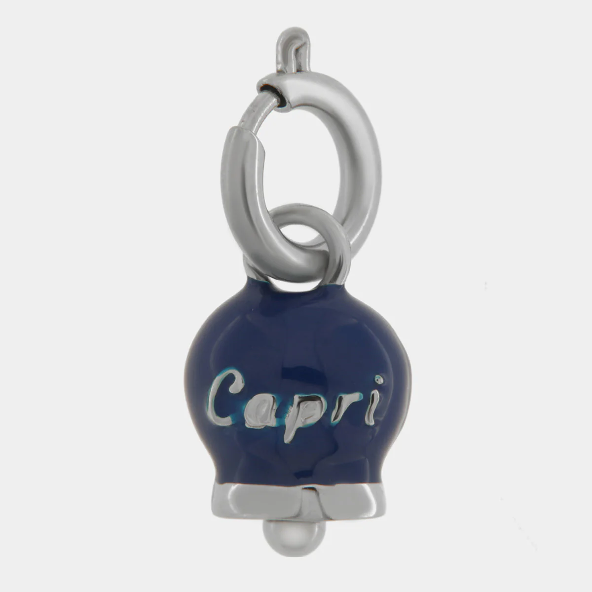 CAPRI Ciondolo in Acciaio campanella blu 3130008