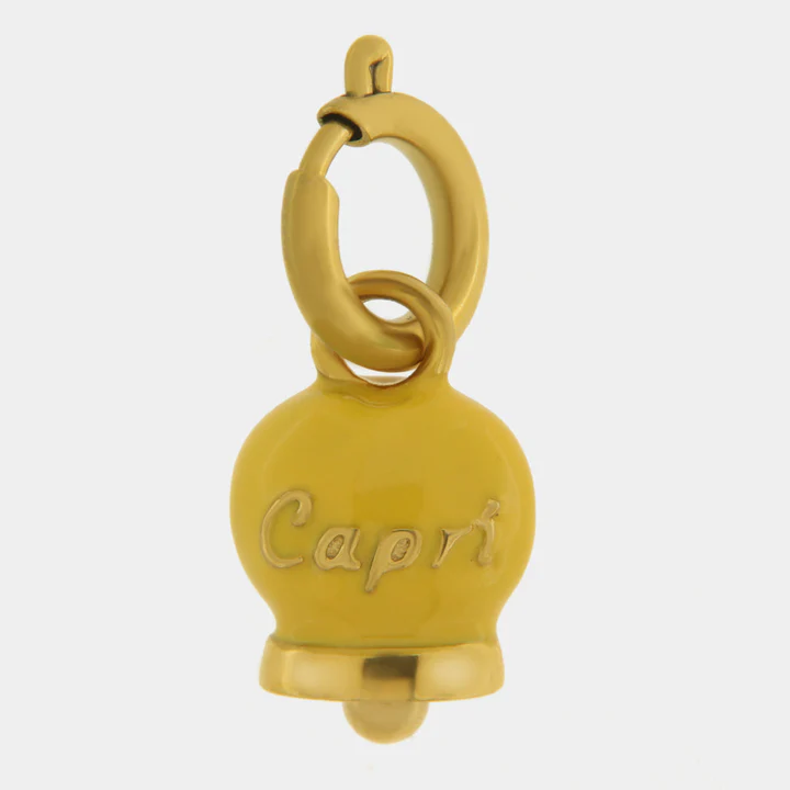 CAPRI Ciondolo in Acciaio campanella giallo 3130009