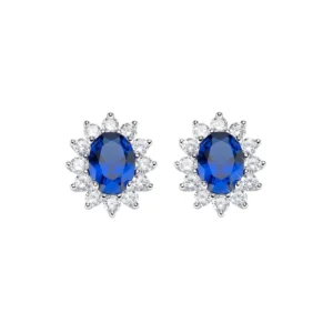 Orecchini Royal Lady Zircone Blu SKU: ORLDMBBBL