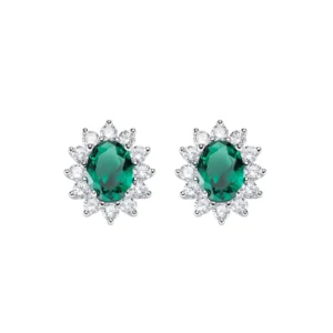 Orecchini Royal Lady Zircone Verde SKU: ORLDMBBVE