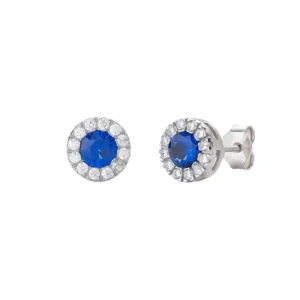 Orecchini Royal Zirconi Blu e Bianchi SKU: ORLUBBBLZ