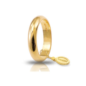 Fede Nuziale Unoaerre Classica gr.6 in oro giallo